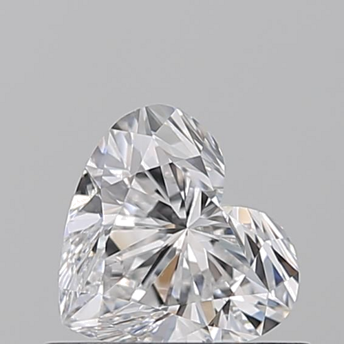 0.51 carat D-VVS1 Natūralus Heart Deimantas (1)