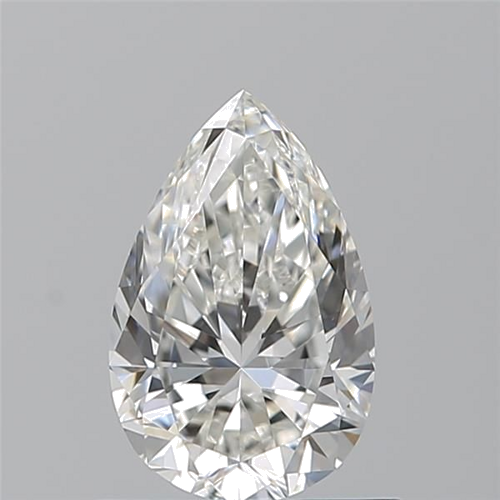 0.8 carat G-VVS1 Natūralus Pear Deimantas (1)
