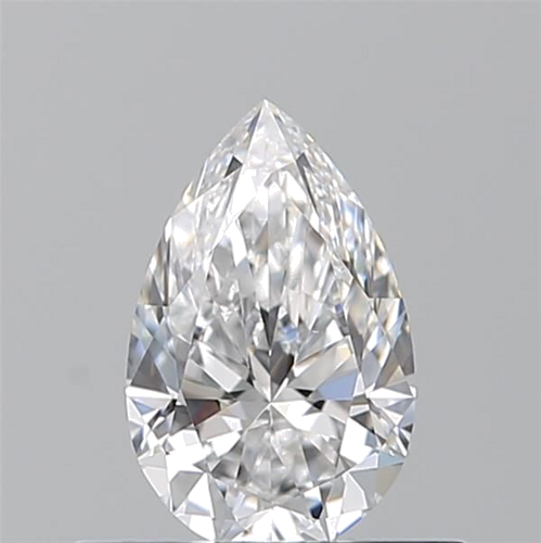 0.5 carat D-VS1 Natūralus Pear Deimantas (1)