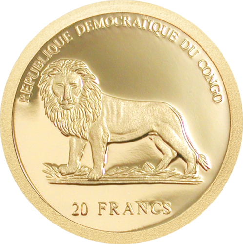 2003 Kongas Jonas Paulius II 20 frankų auksinė moneta (2)