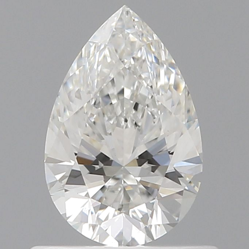 0.6 carat F-VS1 Natūralus Pear Deimantas (1)