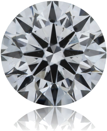 0.52 carat G-SI1 Excellent cut Natūralus Round Deimantas (1)