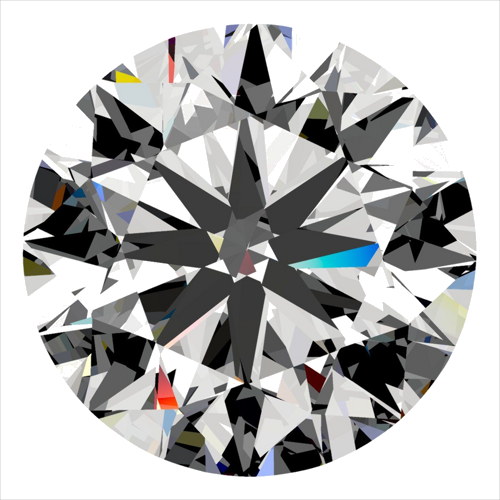 0.3 carat D-SI1 Very Good cut Natūralus Round Deimantas (1)
