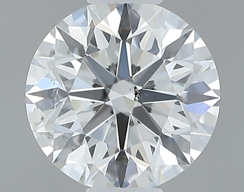 0.44 carat F-SI1 Excellent cut Natūralus Round Deimantas (1)