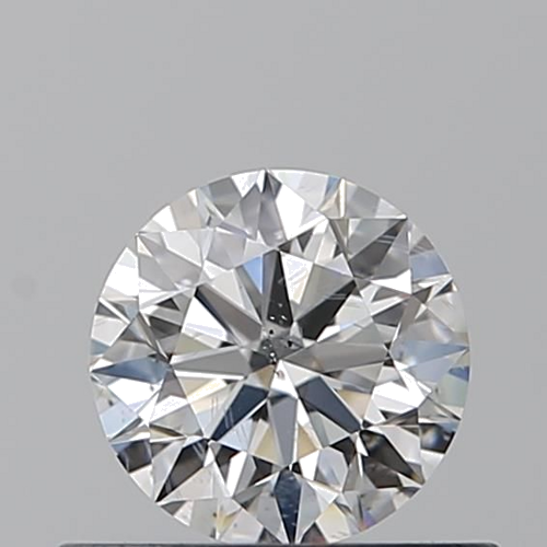 0.5 carat F-SI2 Excellent cut Natūralus Round Deimantas (1)