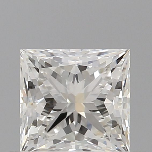 0.5 carat G-VVS2 Natūralus Princess Deimantas (1)