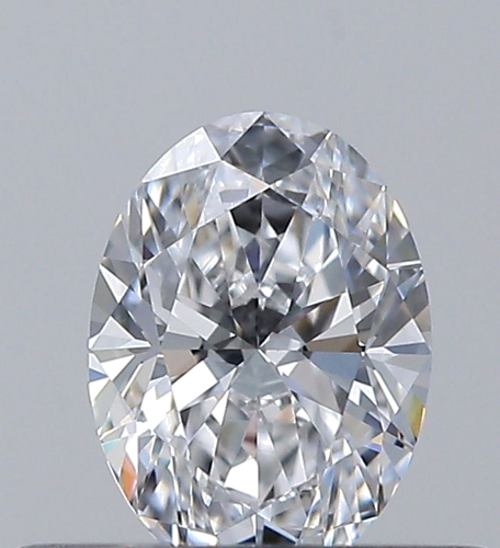 0.32 carat D-VVS2 Natūralus Oval Deimantas (1)