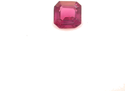 0.51 carat RED Asscher Rubinas (1)