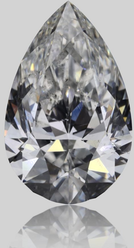 1.51 carat F-SI2 Natūralus Pear Deimantas (1)