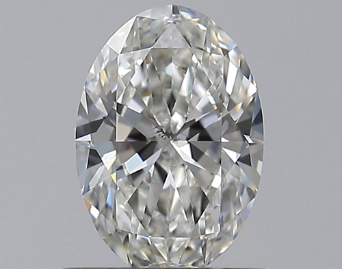 0.69 carat G-SI1 Natūralus Oval Deimantas (1)