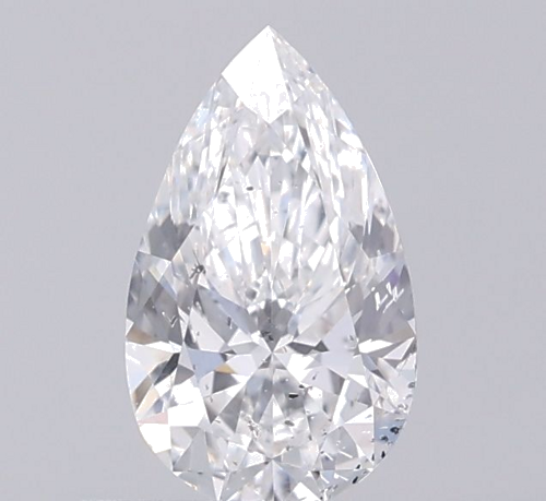 0.52 carat E-SI2 Natūralus Pear Deimantas (1)