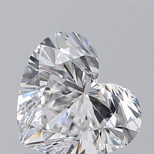 0.89 carat E-VVS2 Natūralus Heart Deimantas (1)
