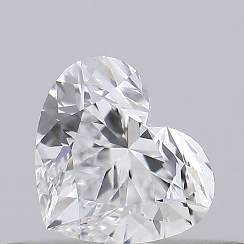 0.27 carat D-VVS1 Natūralus Heart Deimantas (1)