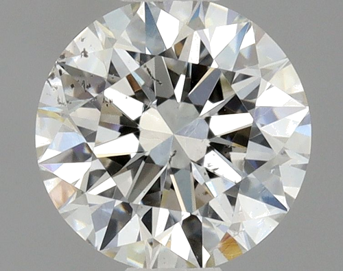 0.56 carat H-SI1 Excellent cut Natūralus Round Deimantas (1)