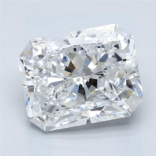 2.5 carat D-SI1 Natūralus Radiant Deimantas (1)