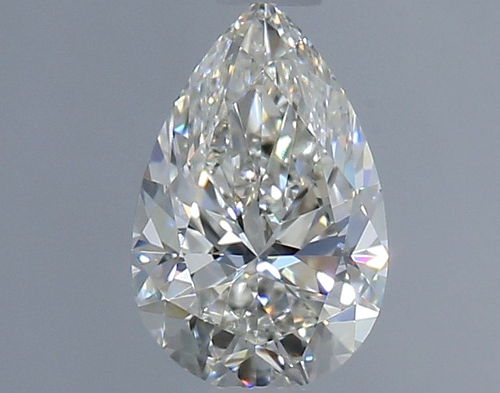 0.7 carat H-VS2 Natūralus Pear Deimantas (1)
