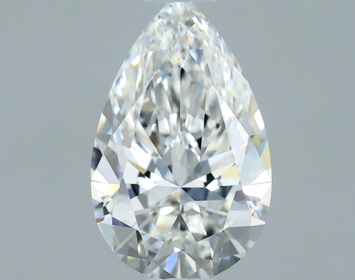 0.42 carat G-VVS2 Natūralus Pear Deimantas (1)