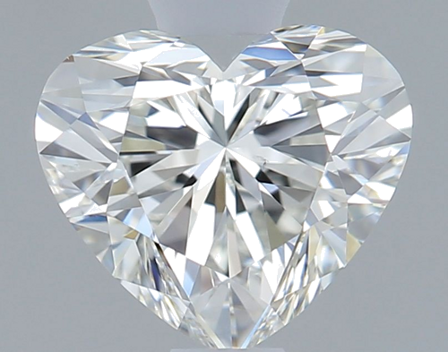 0.6 carat I-VS2 Natūralus Heart Deimantas (1)
