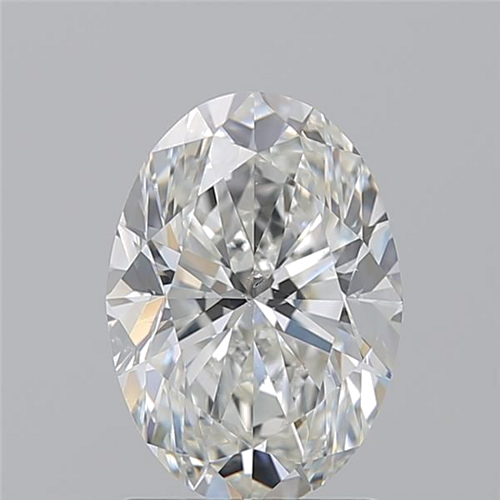 2.01 carat H-SI1 Natūralus Oval Deimantas (1)