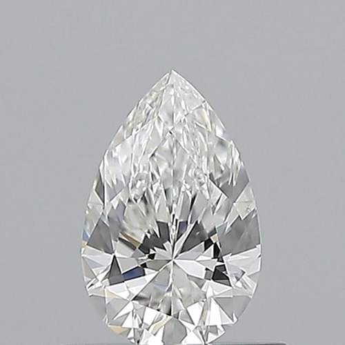 0.51 carat G-VS2 Natūralus Pear Deimantas (1)