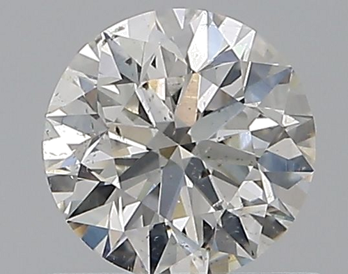 0.57 carat G-SI2 Excellent cut Natūralus Round Deimantas (1)