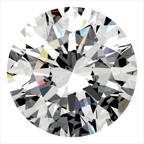 0.3 carat E-VVS2 Excellent cut Natūralus Round Deimantas (1)