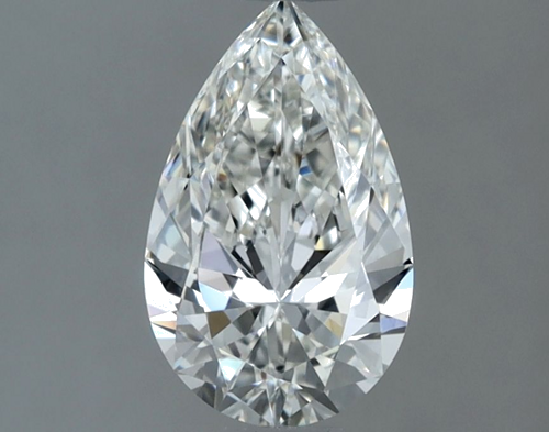 1.01 carat H-VVS2 Natūralus Pear Deimantas (1)