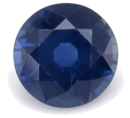 0.53 carat BLUE Round Safyras (1)
