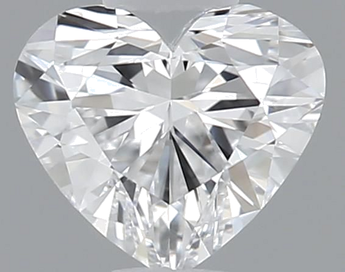0.3 carat D-VVS2 Natūralus Heart Deimantas (1)