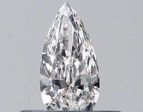 0.25 carat D-VS1 Natūralus Pear Deimantas (1)