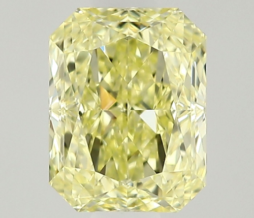 0.5 carat Fancy Yellow-VS1 Natūralus Radiant Deimantas (1)