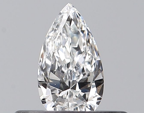 0.23 carat E-VS1 Natūralus Pear Deimantas (1)