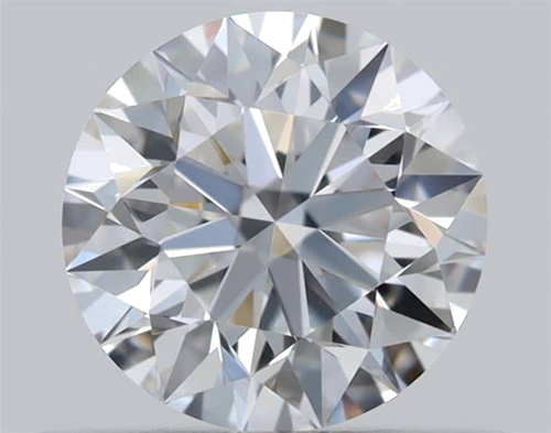 0.53 carat E-VVS2 Excellent cut Natūralus Round Deimantas (1)