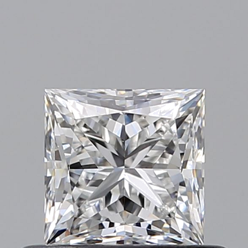 0.6 carat F-VVS2 Natūralus Princess Deimantas (1)