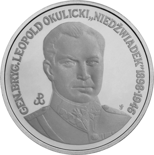 200 000 злотых Генерал Окулицкий 1991 Польша серебряная монета (2)