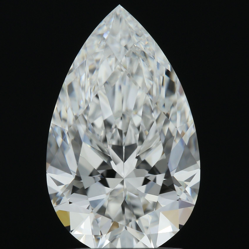 2.08 carat E-VVS1 Natūralus Pear Deimantas (1)