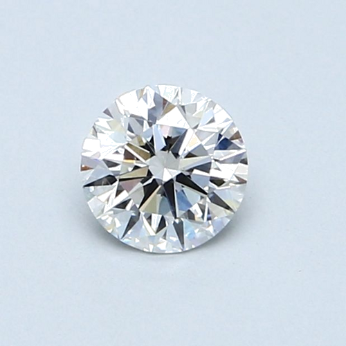0.51 carat E-VVS2 Very Good cut Natūralus Round Deimantas (1)