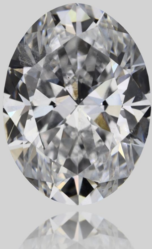0.9 carat D-SI2 Natūralus Oval Deimantas (1)