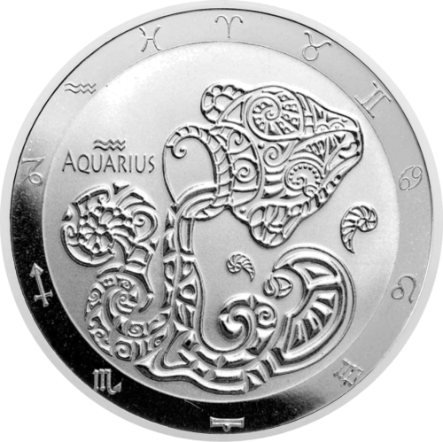1 oz Aquarius 2024 (Zodiac Series) Tokelau silver coin (1)