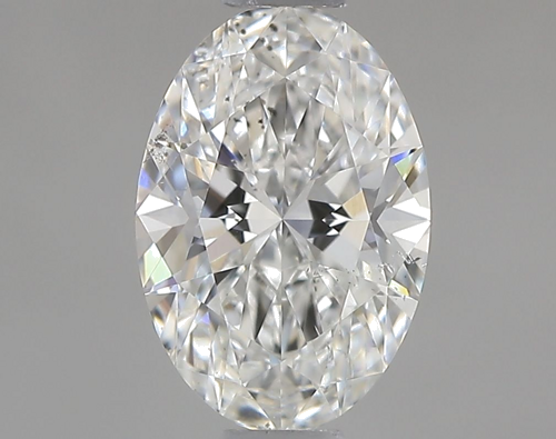 0.63 carat F-SI1 Natūralus Oval Deimantas (1)
