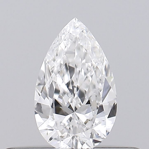 0.21 carat E-VVS1 Natūralus Pear Deimantas (1)