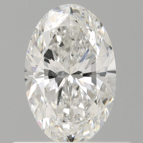 0.61 carat F-SI1 Natūralus Oval Deimantas (1)