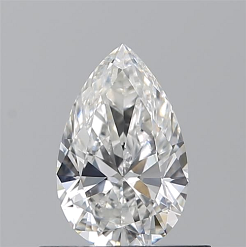 0.53 carat F-VS2 Natūralus Pear Deimantas (1)