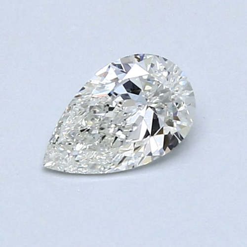 0.5 carat H-VS2 Natūralus Pear Deimantas (1)