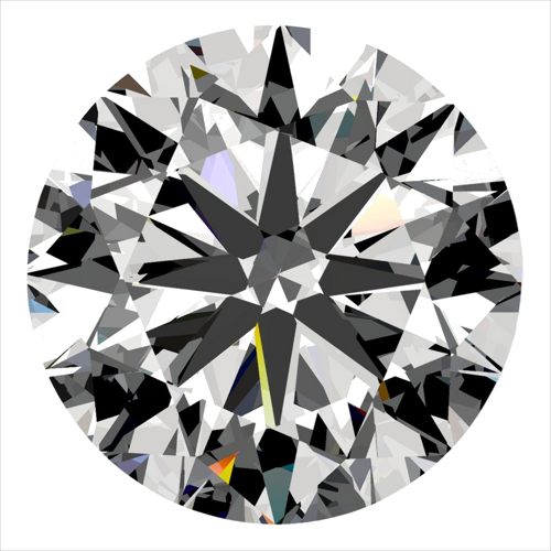 0.3 carat E-VS2 GD cut Natūralus Round Deimantas (1)