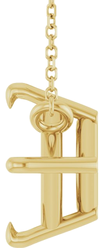 Pakabukas „Solitaire Claw-Prong“ 14k yellow gold Square 4.5mm (3)
