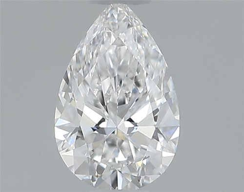 0.3 carat D-VVS2 Natūralus Pear Deimantas (1)