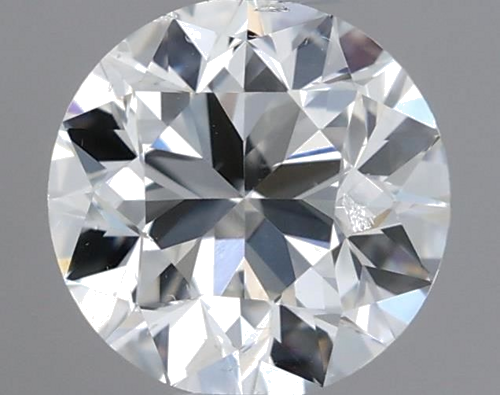 0.5 carat F-SI1 GD cut Natūralus Round Deimantas (1)