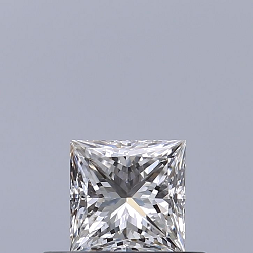 0.38 carat F-VVS1 Natūralus Princess Deimantas (1)