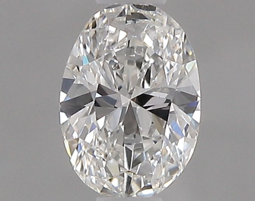 0.4 carat F-VVS2 Natūralus Oval Deimantas (1)